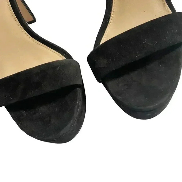 Veronica Beard Suede Platform Sandals Darcelle size 7 - Picture 5 of 9